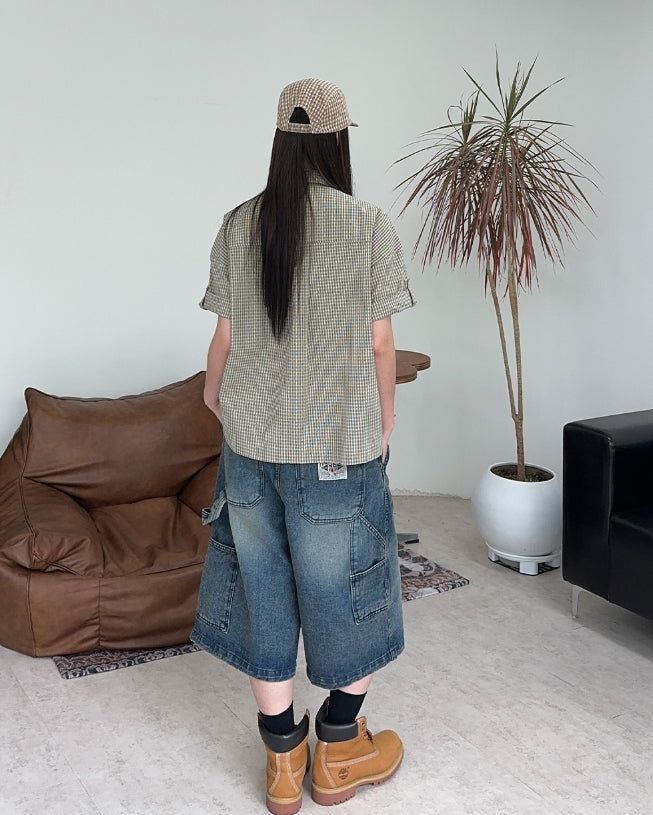 Elto Patch Carpenter Bermuda Pants