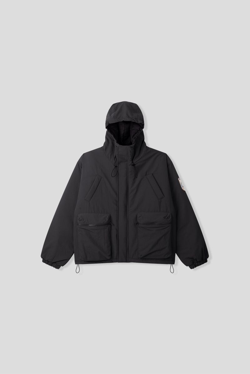Michigan Patch Two-Way Hooded Padding Jacket (3 Colors)
