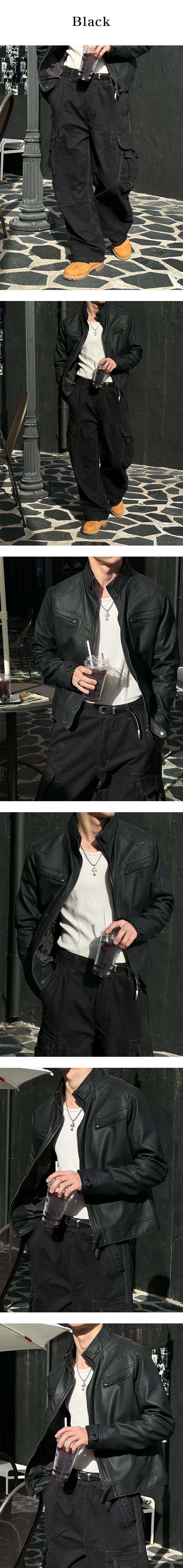  [Unisex] Double cargo stitch pants(3color)