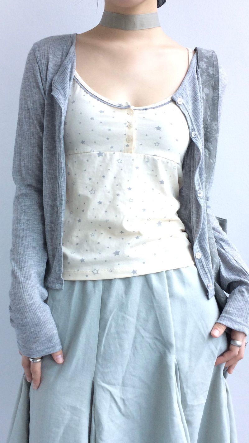 soft garden flare skirt