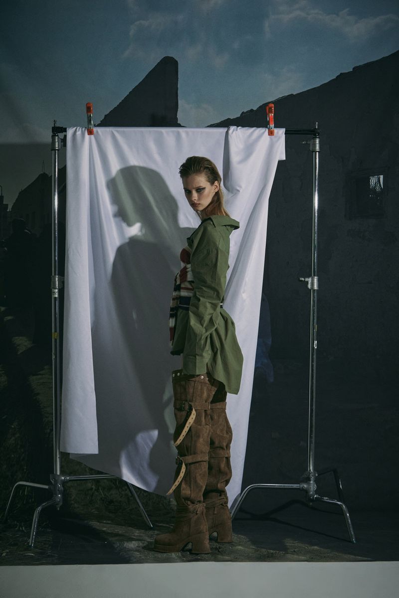 BUCKLE THIGH HIGH BOOTS