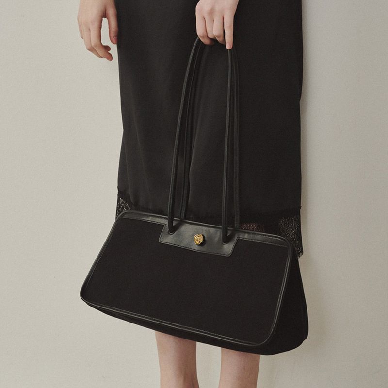 Signature Rose Canvas Bag
