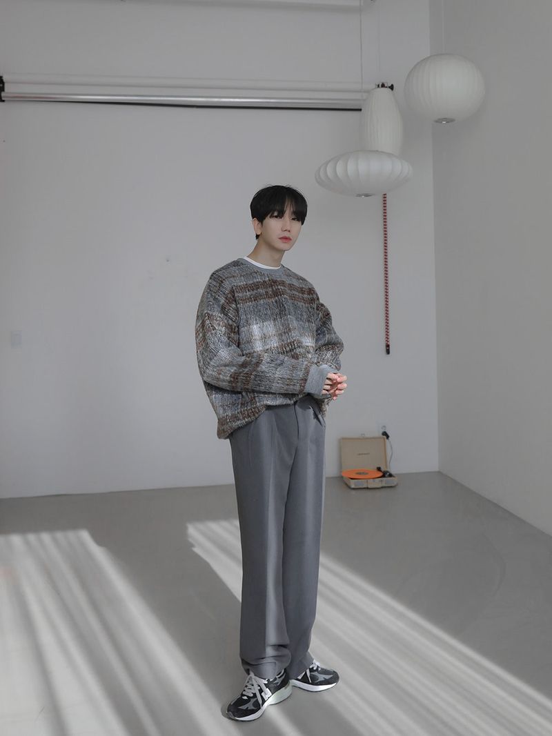 Mog Reverse Pintuck Slacks (4color)