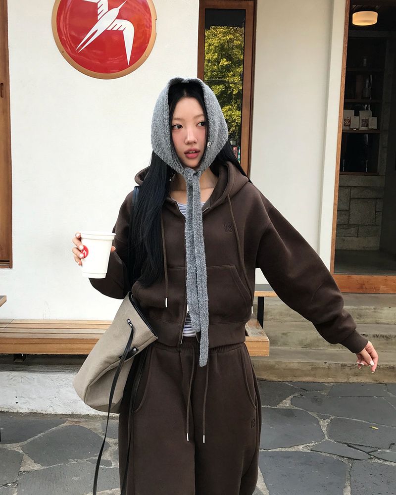 [ORIGINAL] Tibet 2-Way Cropped Hood Zip-Up