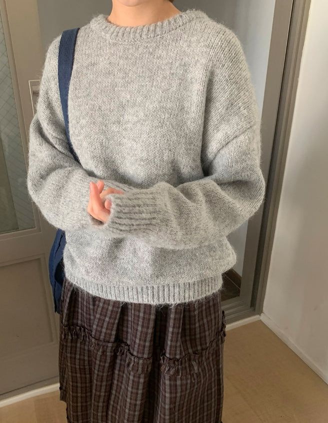 Hank Color Mix Round Wool Knit