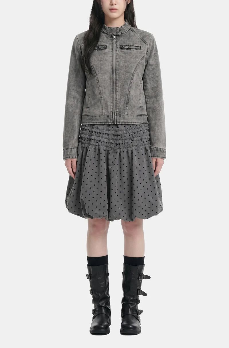 Erin Pigment Moto Jacket