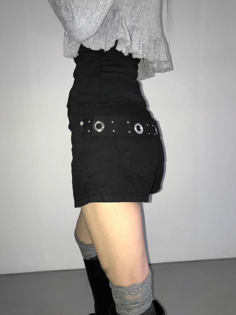 1733 back slop shorts(2 color)