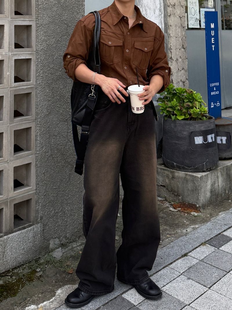 Yard suede western shirt