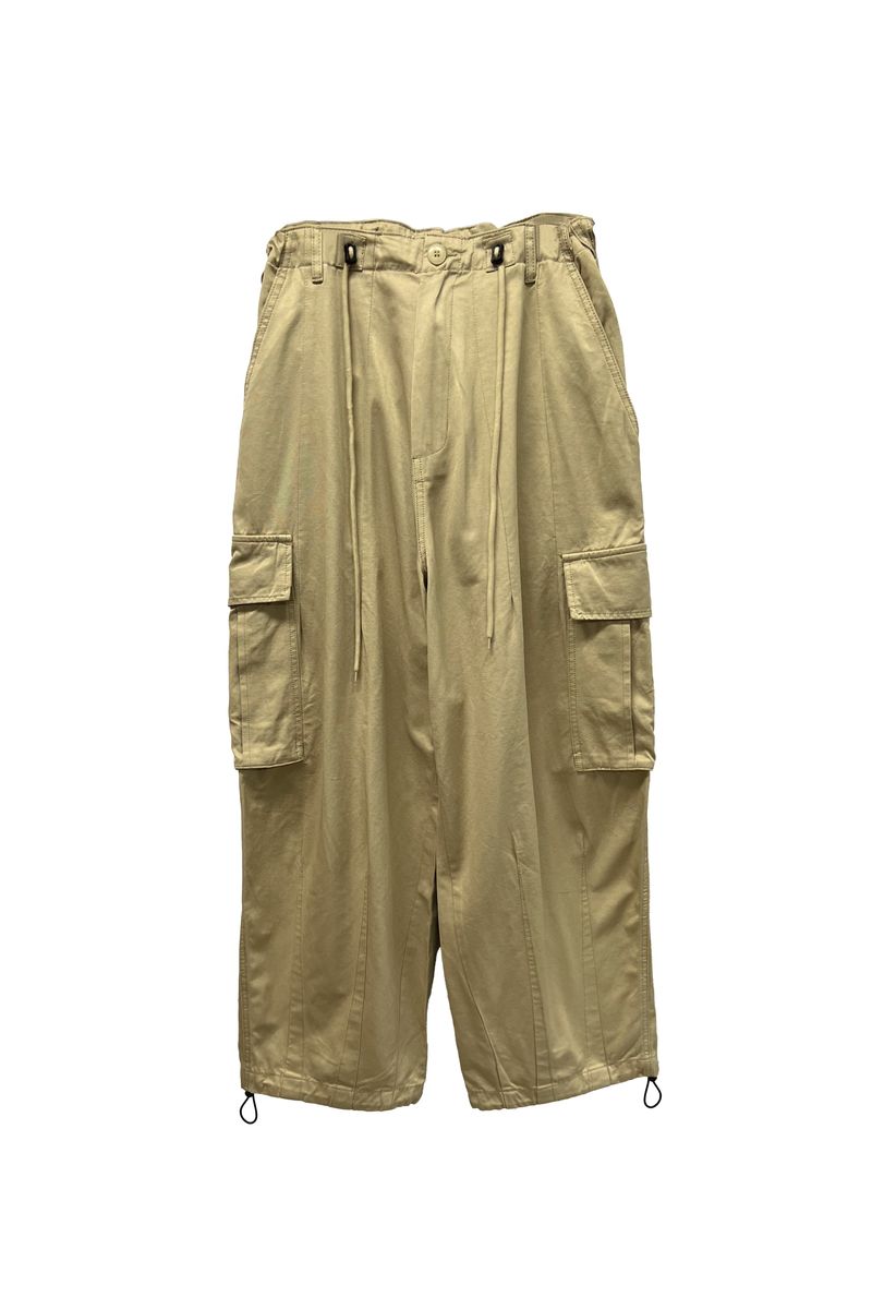 ARO WIDE CAGO PANTS / BIEGE