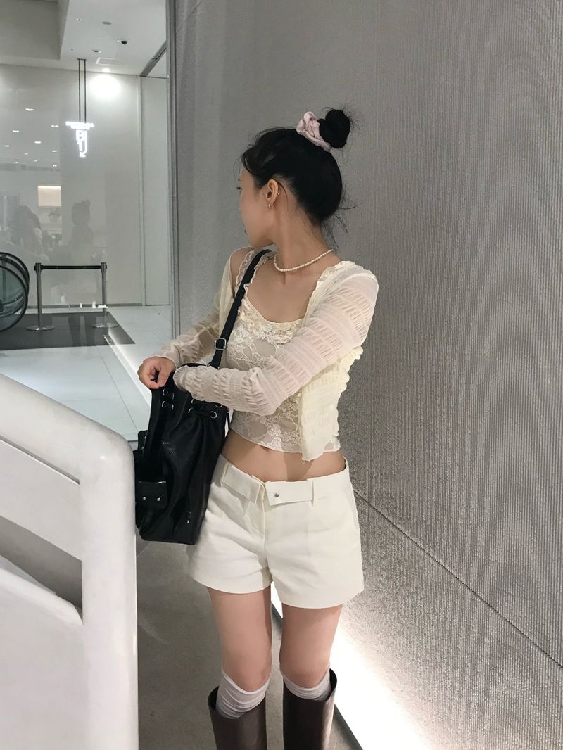 Monday Atelier Low Folding Cotton Shorts