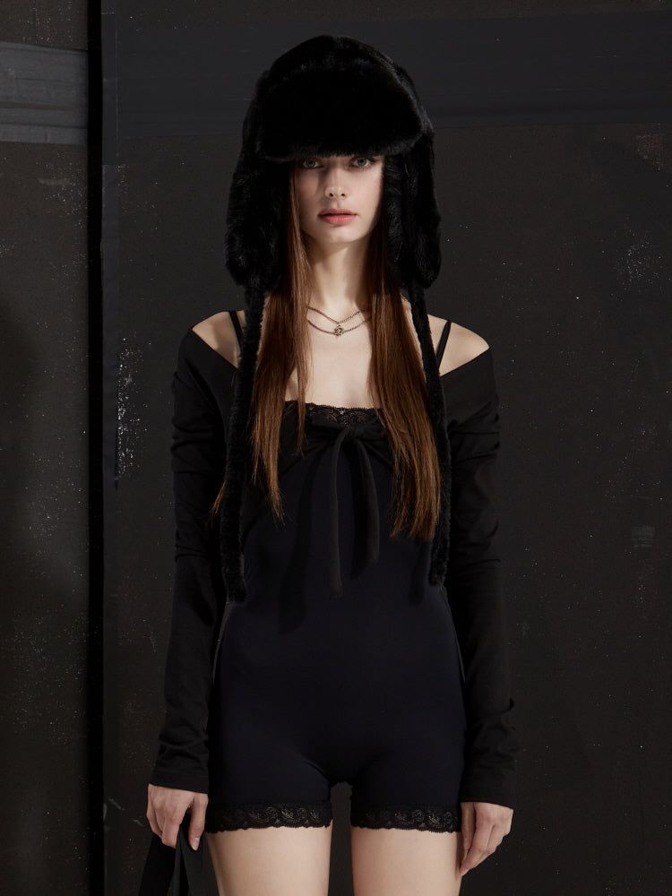 GATELESS（ゲートレス）の「LACE ROMPER（Dresses）」