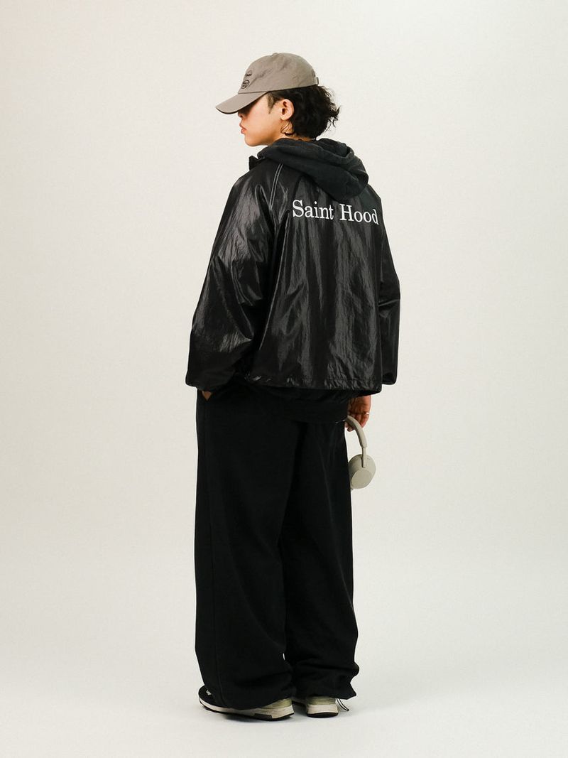 HM SAINT Glossy Nylon Jacket Windbreaker