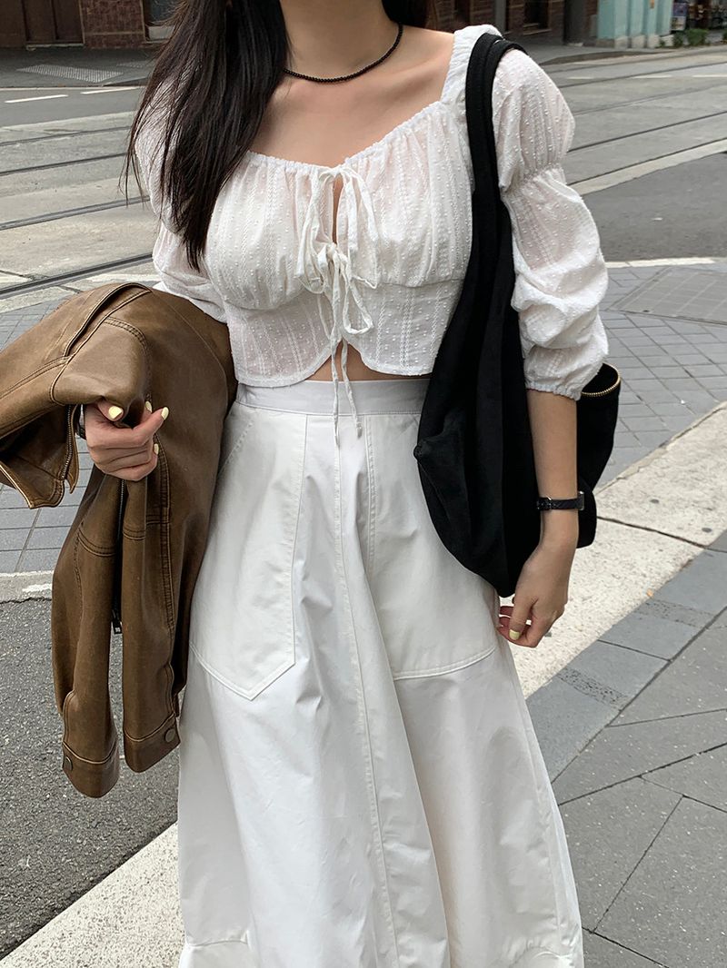 [MADE] POUTO COTTON LONG SKIRT