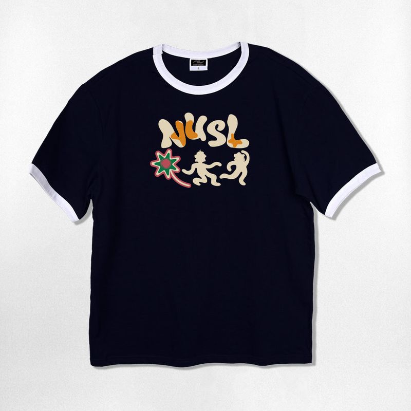 NUSL Guys Ringer T-Shirts - 4COLOR