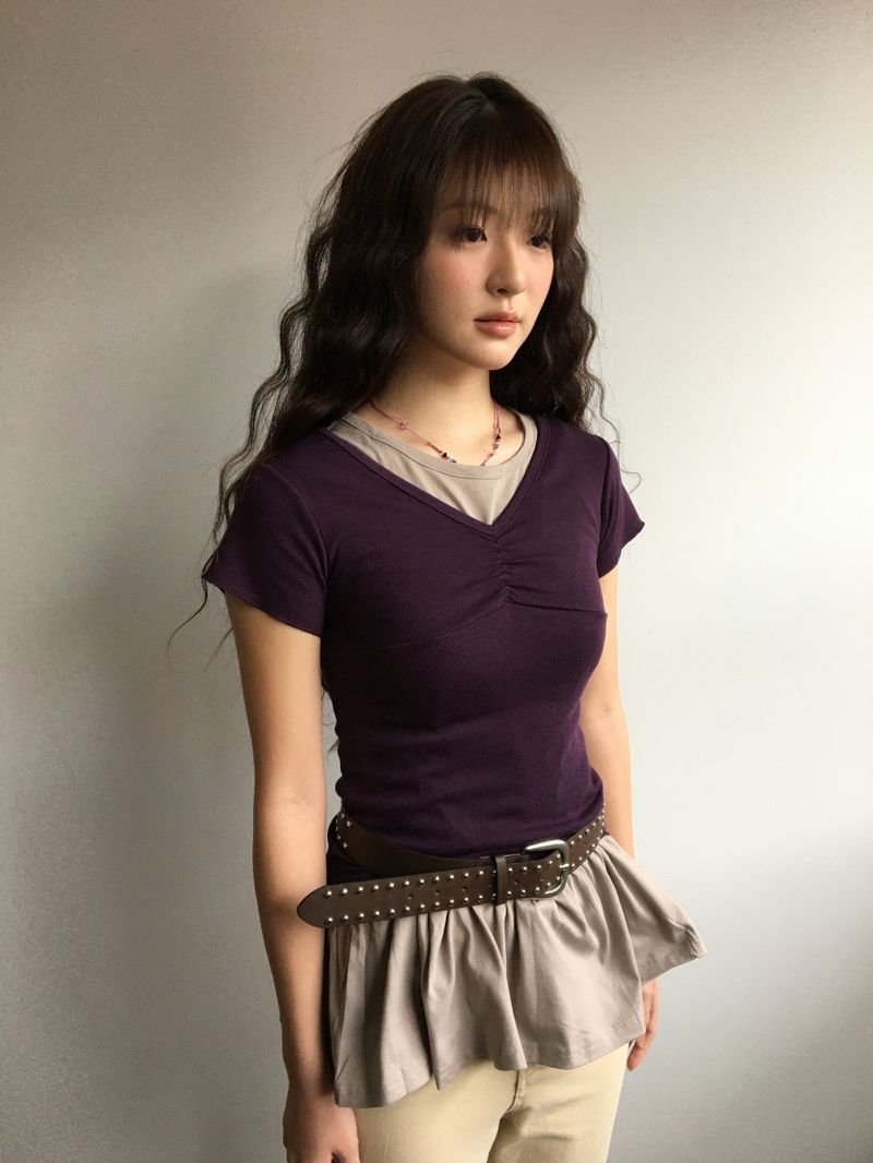 [SET]Arden bootcut pants + belt (3color)
