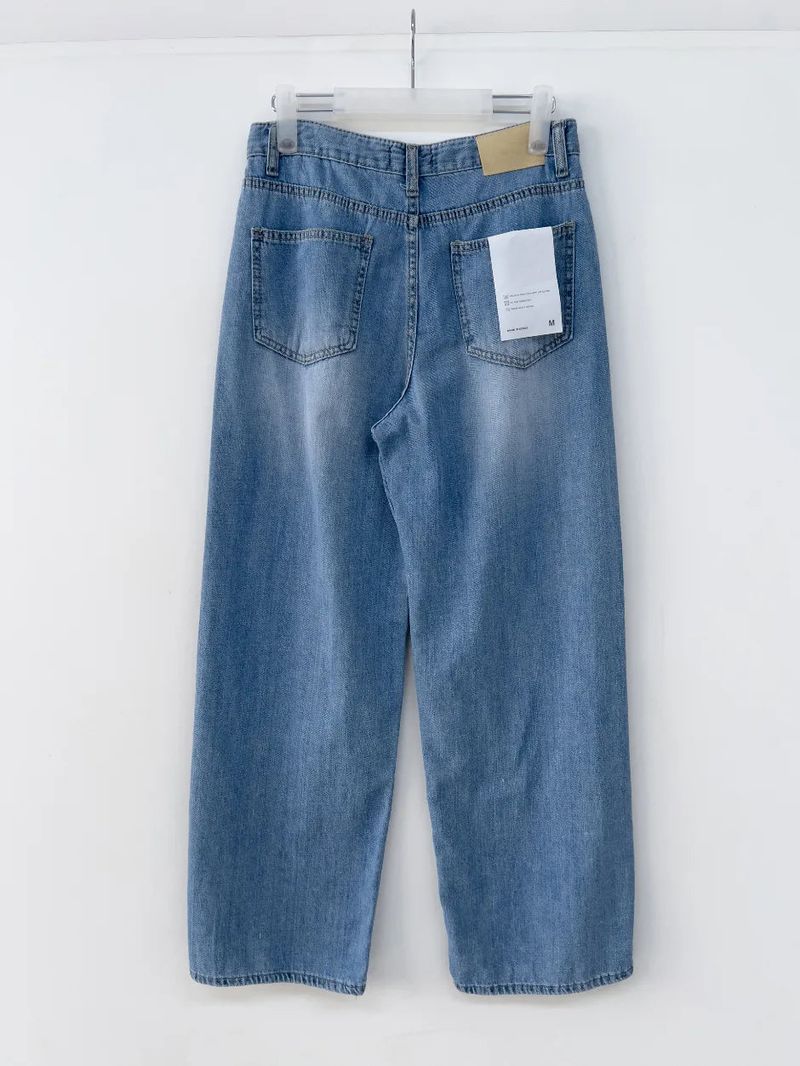 225 Brushed Wide Denim Pants (2C)