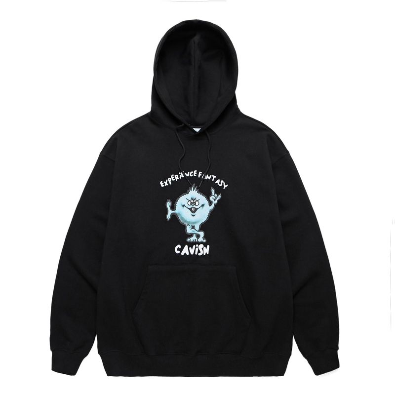 cavish（カビシ）の「FUZZY HOODIE BLACK(CV2CSUM403A)（Tops）」