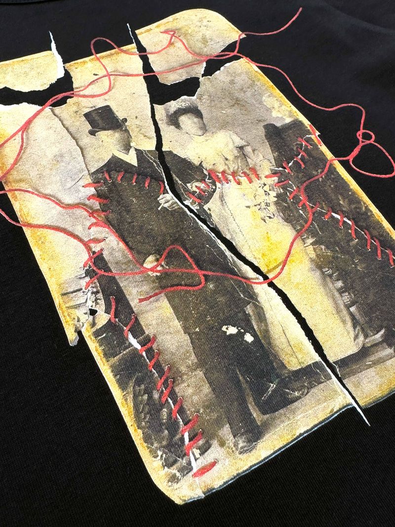 Broken Picture Tee BLACK