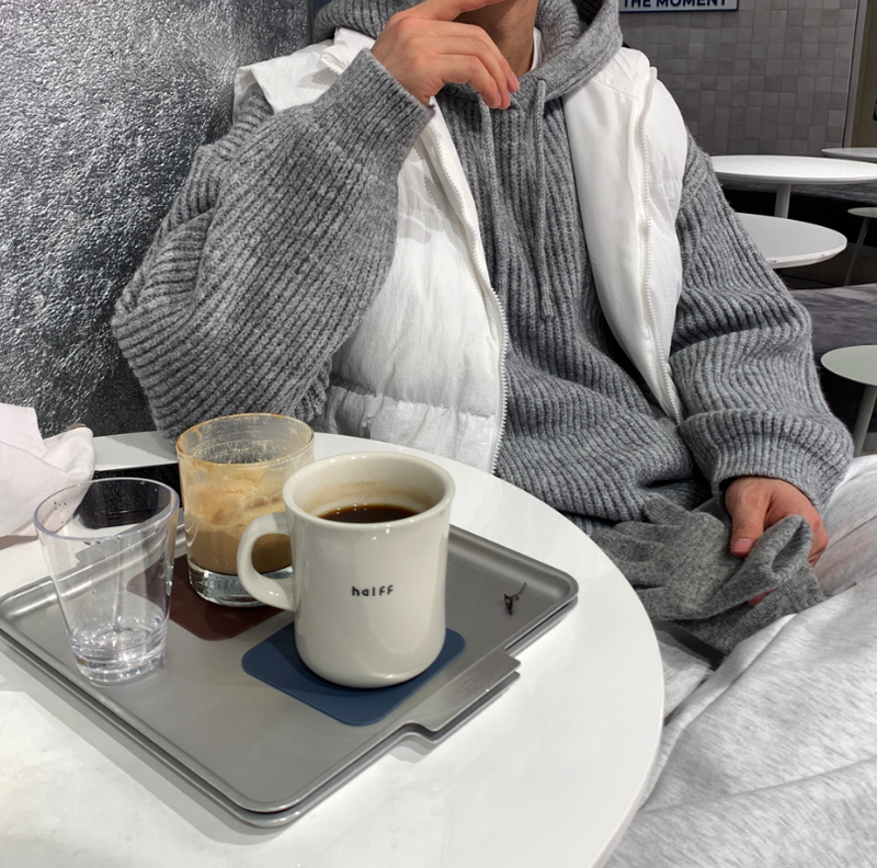  Sydney Heavy Duty Wool Blend Overfit Knit Hoodie
