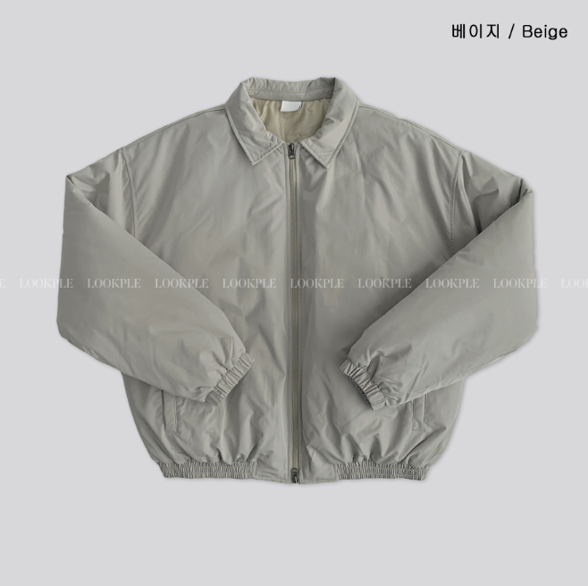 Mapper Simple Two-Way Collar Padded Jacket
