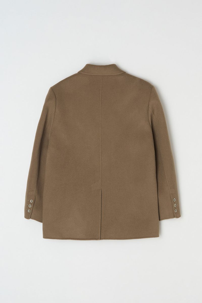 Daddy handmade half coat_camel