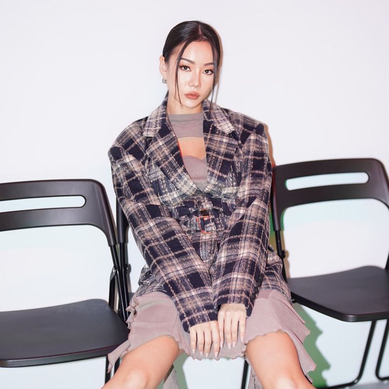 b able two（ビーエイブルトゥー）の「x Kyla Corste Wool Jacket (NAVY)（Jackets/Outerwear）」