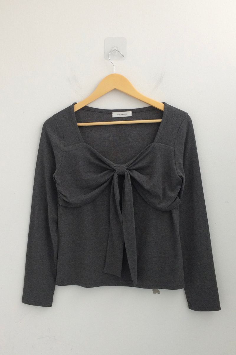 drape ribbon top