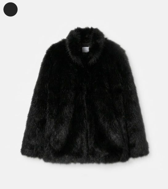Glam Volume Fur Coat