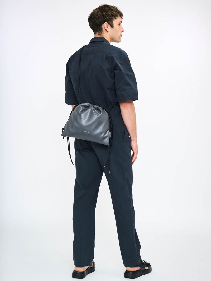 Recycled ECO Leather Drawstring Bag