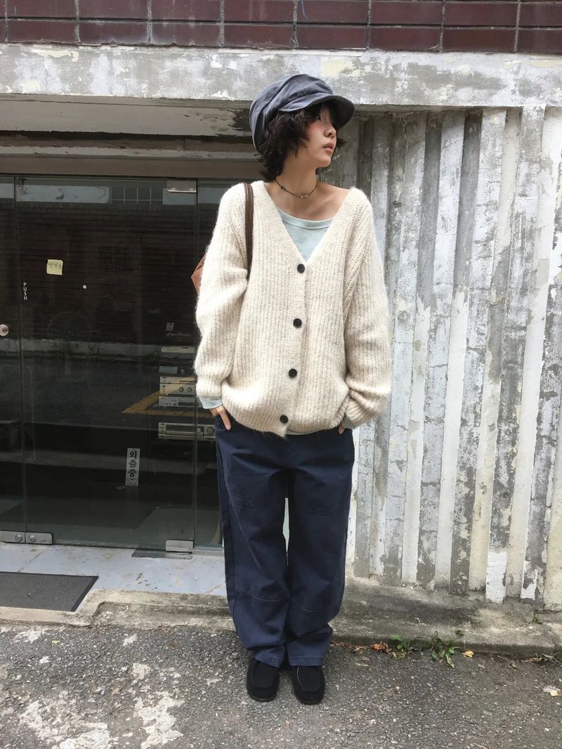 Peche Rouge Cardigan (5color)