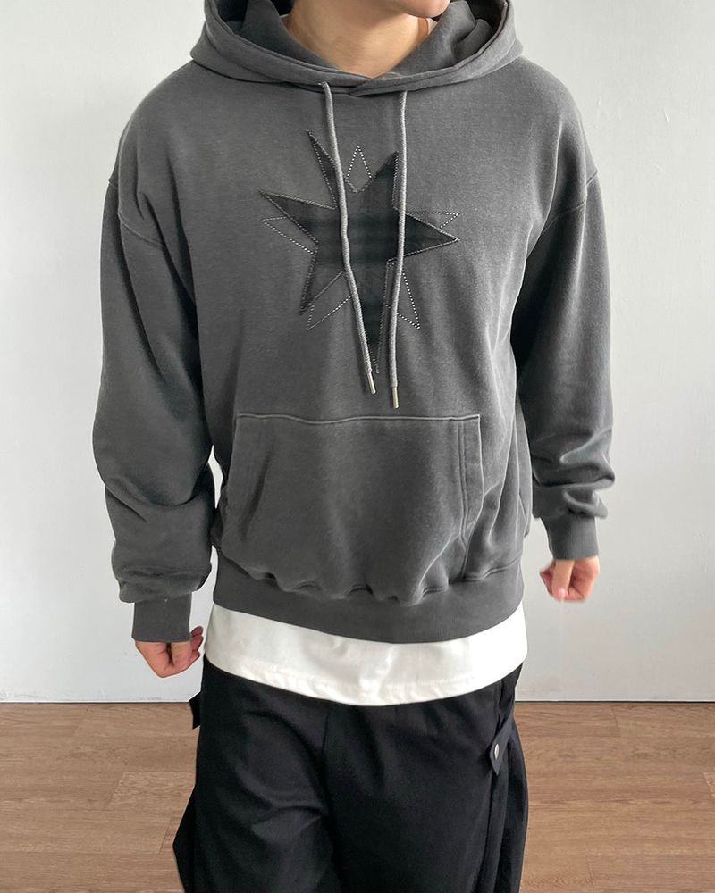 IDF（アイディーエフ）の「Blank Check Embroidery Hoodie（Tops）」