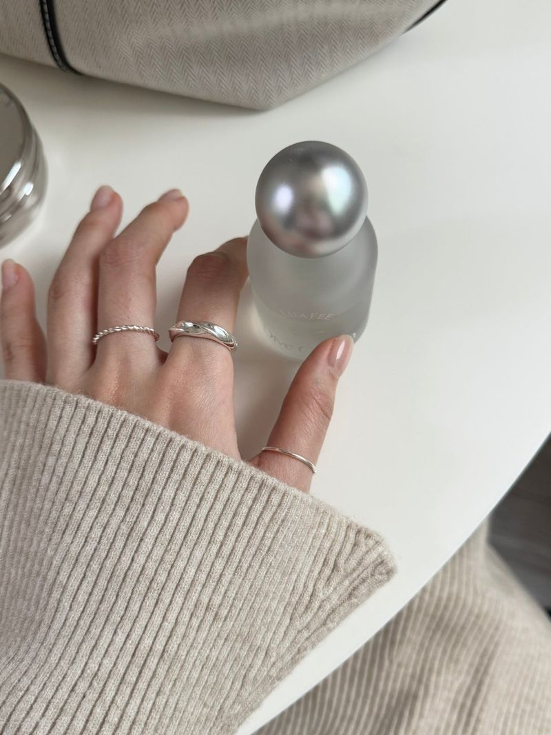 [5 set] Bold Twist Ring Set / Daily Ring Simple Mood