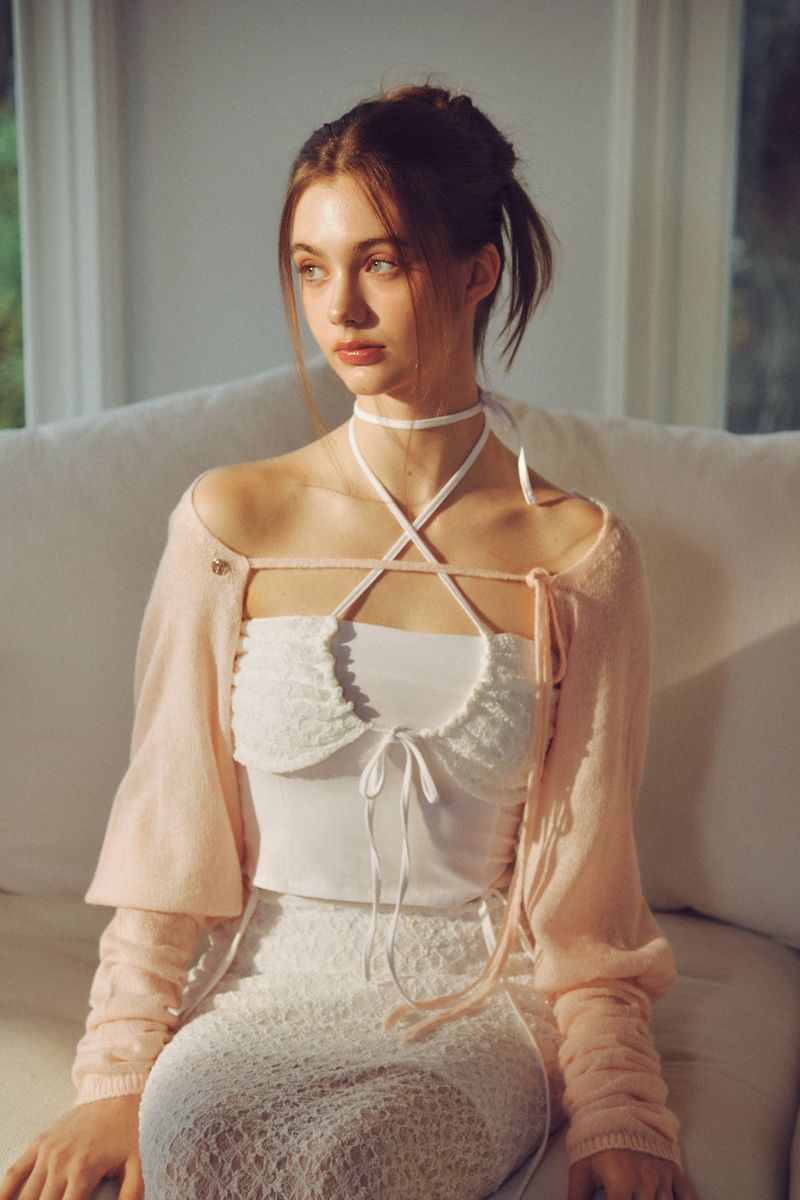 PAIN OR PLEASURE（ペインオアプレジャー）の「CLAIRE TOP white（Tops）」