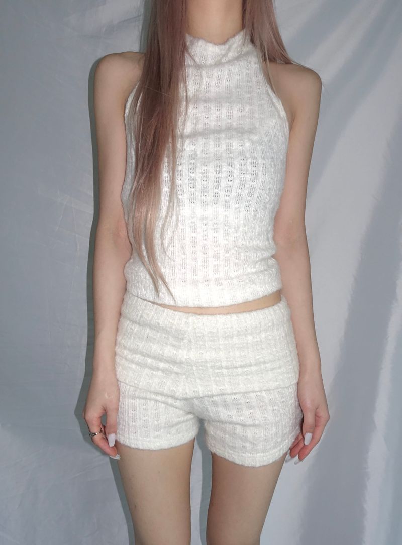 Evening Angora Shorts