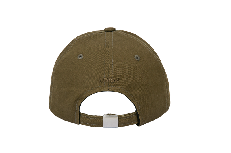 LEKIM EMBROIDERY KAKI CAP