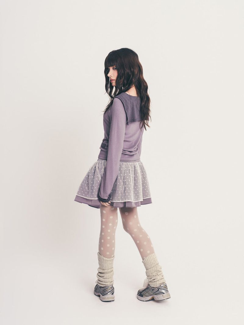 star midi volume skirt