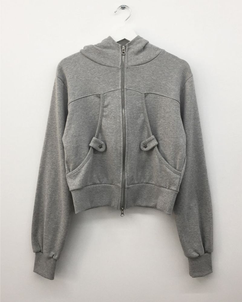 Utah Studded Hooded Zip-Up (3color) 