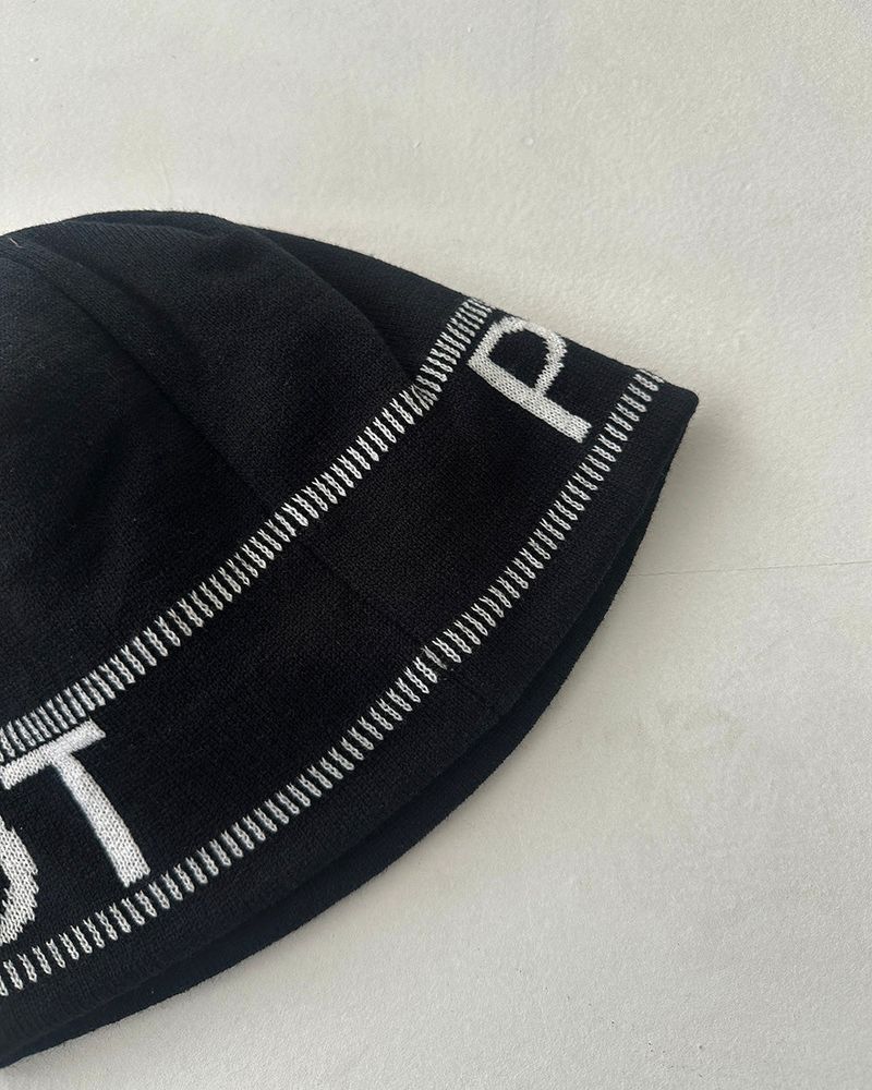 [UNISEX] Wave lettering beanie