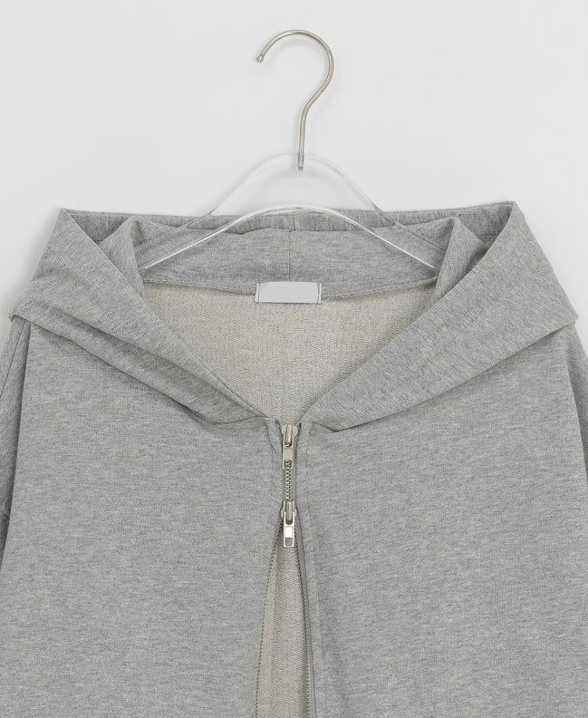 Silka Cotton Rivet Over Hood Zip-Up