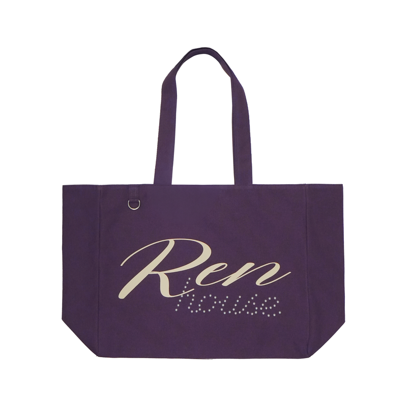 RENHOUSE（レンハウス）の「レンハウス ビッグ トートバッグ ( purple )（バッグ）」