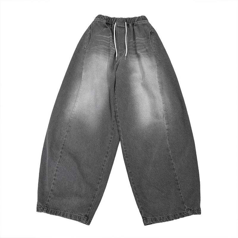 Bagger Gray Balloon Denim