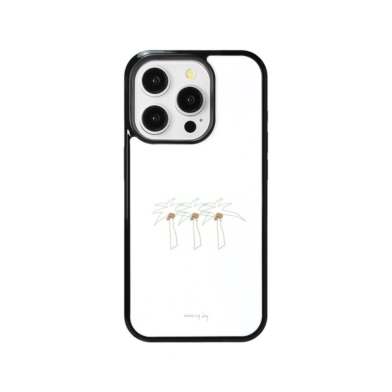 amazing day（アメージング デイ）の「[made] スリーココナッツプラムツリー (epoxy bumper case)（スマホグッズ/小物）」