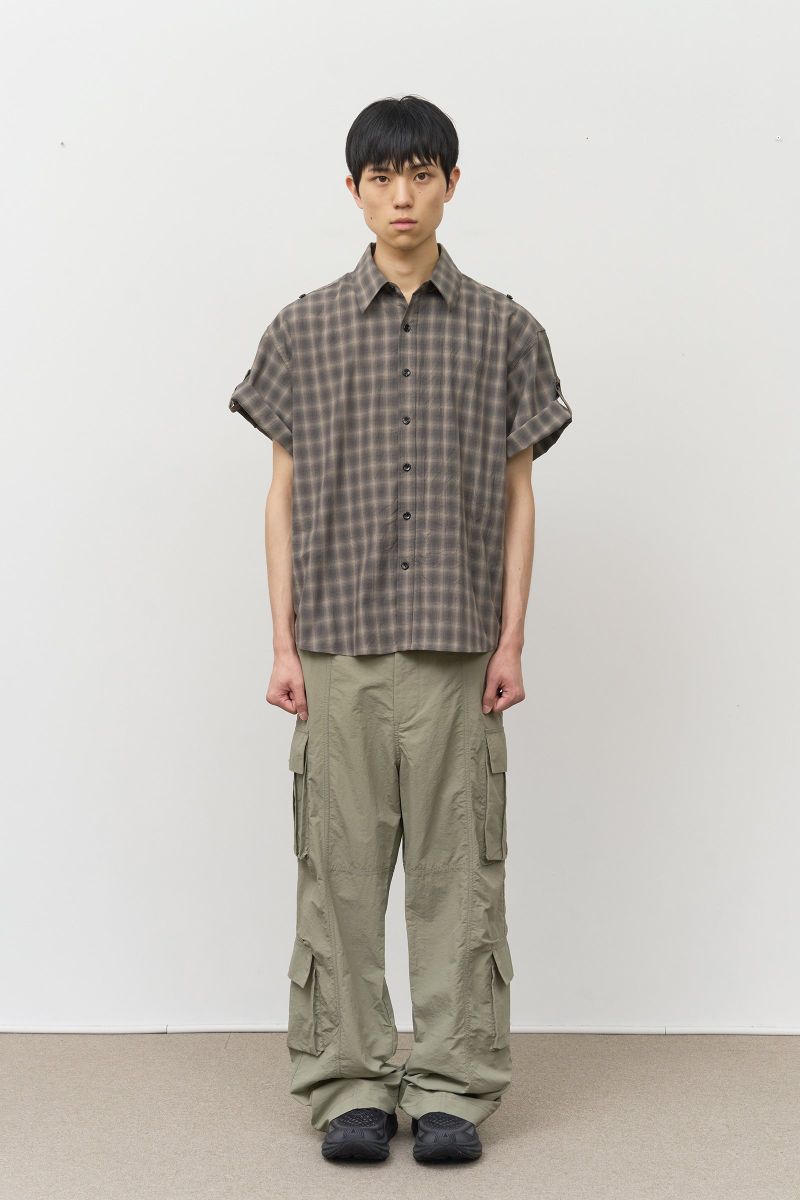 Asa Checked Half Shirt