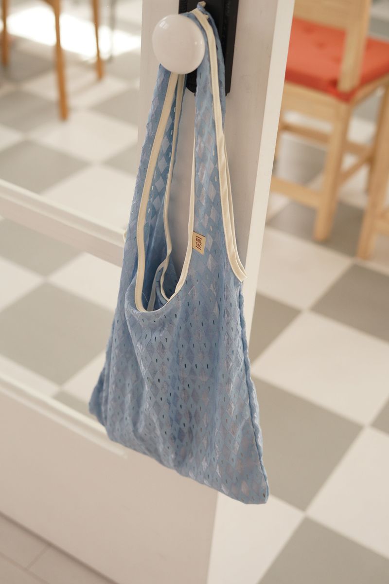 lace bag_sky blue