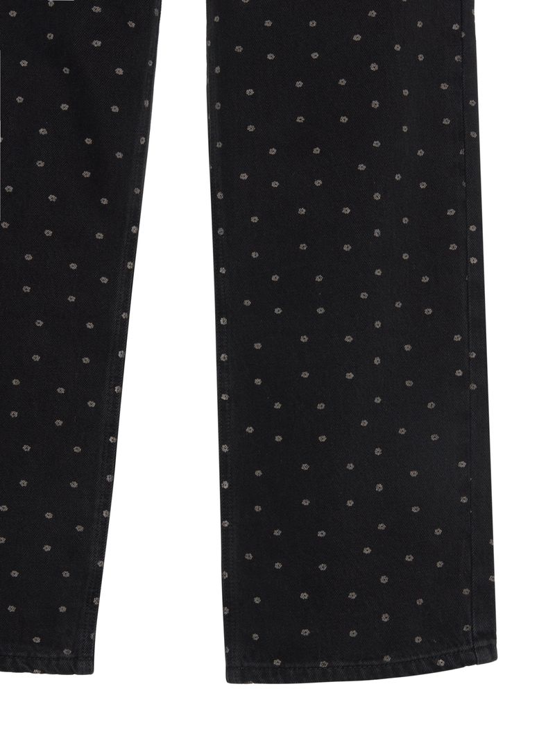 FLOWER DOT DENIM PANTS code 23001