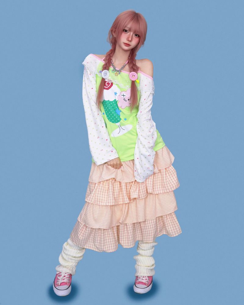 melon soda wide long T