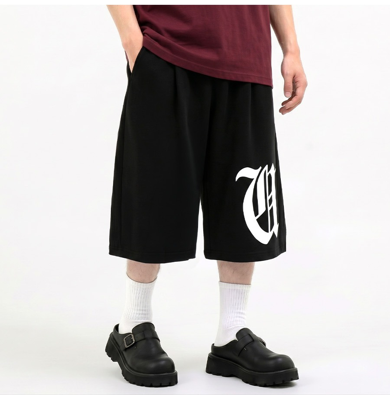 UNDEROFF(アンダーオフ)の「Balloon Curved Sweat Bermuda Pants Black Gothic(Pants)」