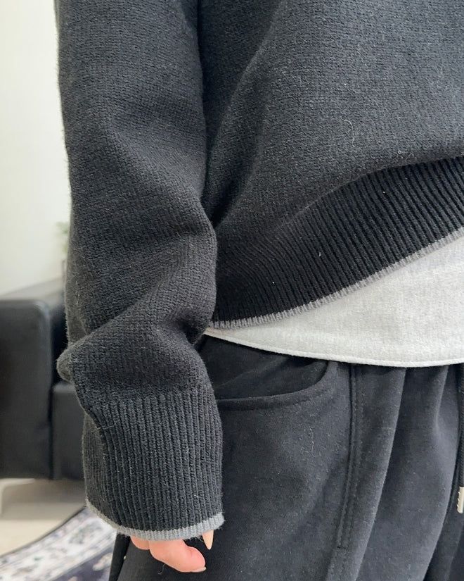 Fels Layered Crewneck Knit