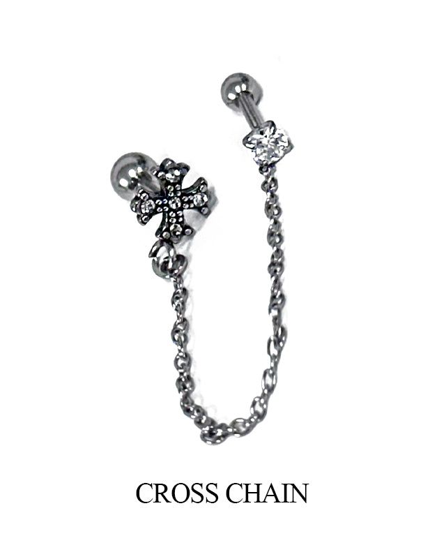 Adamdree(アダムドリー)の「Cross-chain Unique Piercing 1PC(Accessories)」