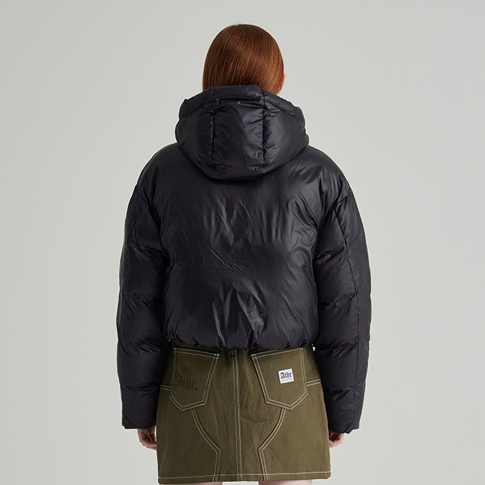 BLACK ATHR SHORT PADED JUMPER
